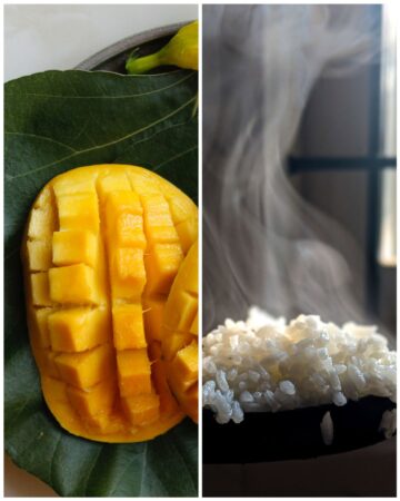 Mango and rice in perfumes