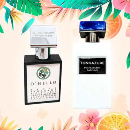 Pearlescent Parfums Tonkazure and Gallagher Fragrances O' Hello