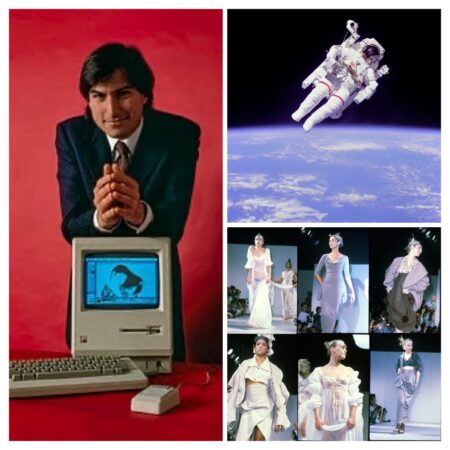1984 First untethered spacewalk, First Macintosh computer, John Galliano’s First fashion show