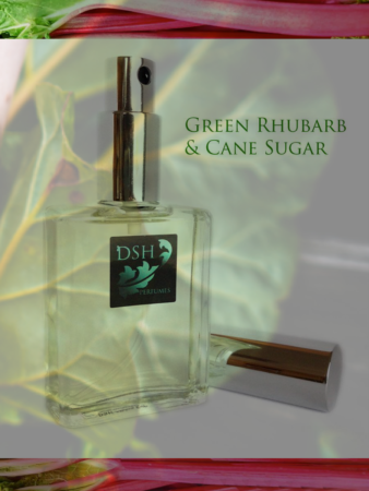 Dsh perfumes green Rhubarb and cane sugar