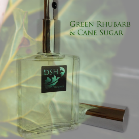 Dsh perfumes green Rhubarb and cane sugar