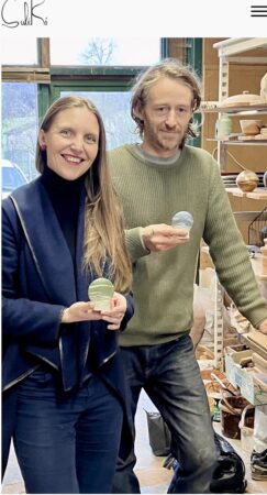 Anastasia and ceramicist Maxime Defer 