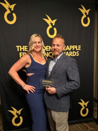 Chris Christiansen of Gentleman's Nod at The Golden Pineapple Awards Best Spring Fragrance Bluegrass Muse