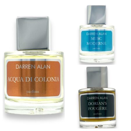 Darren Alan Perfumes Acqua di Colonia, Musc Moderne and Dorian’s Fougère