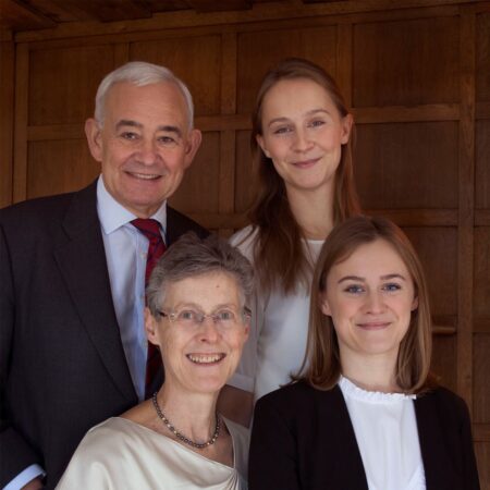 Simon, Amanda, Eleanor and Kate Brooke Grossmith