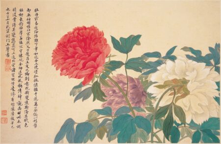 Chinese art peony