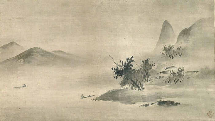 Kano Motonobu_Ink Landscape