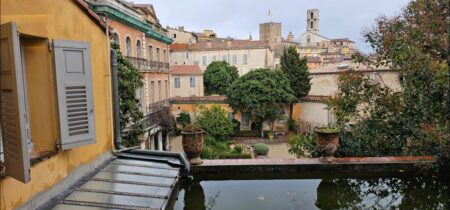 Courtyard at Fragonard in Grasse