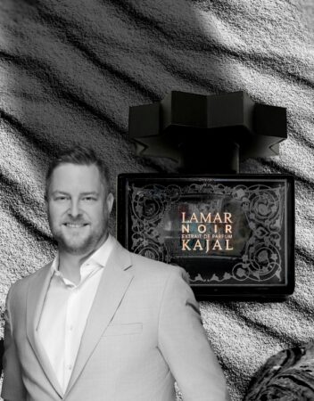 Patrick Mueller perfumer for Kajal Lamar Noir