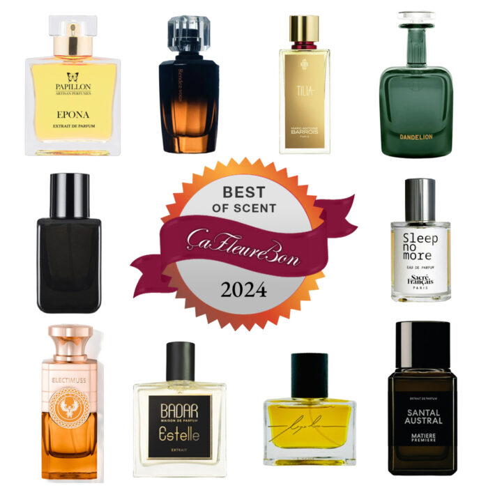 What were the top 10 fragrances of 24, artisan, niche and indie