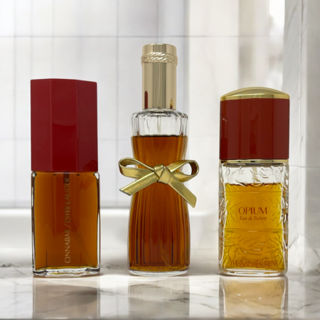 Estee Lauder Cinnabar, Youth Dew and Yves Saint Laurent Opium are cinnamon perfumes