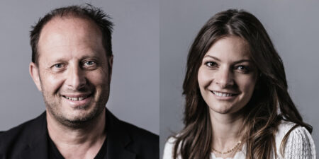 Fabrice Pelegrin and Coralie Spicher of Firmenich