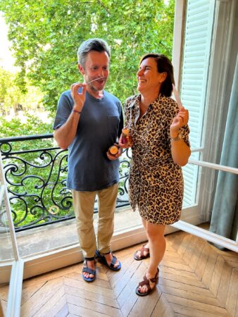 Nick Steward of Gallivant and Celine Perdriel
