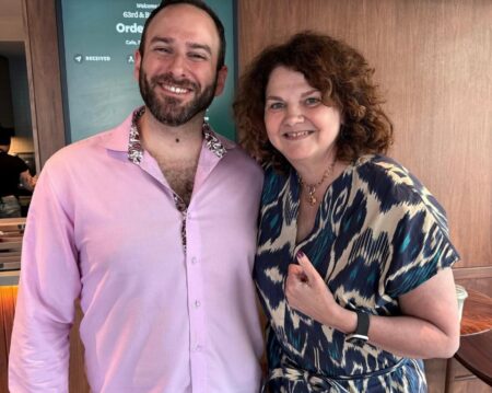 Nir Guy of Perfumology and Nathalie Feisthauer