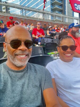 Darryl R. Hunter of Dragon Perfumes with his wife Rhonda