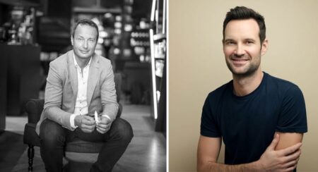 Etienne de Swardt of Etat Libre D'Orange and Mathieu Nardin