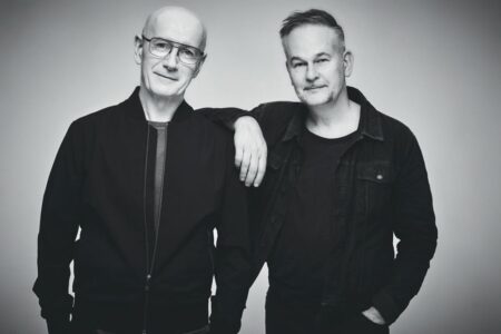 Paul White (Creative Director) of Escentric Molecules with Perfumer Geza Schöen 