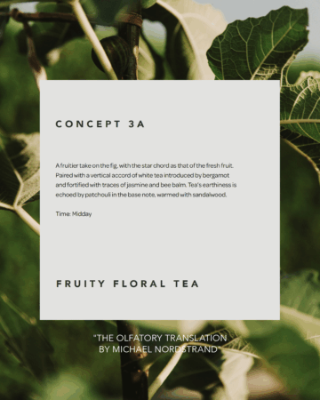 Creative process of perfume making