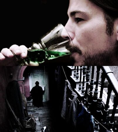 Ethan Chandler Drinking Absinthe