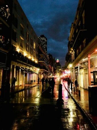New Orleans at night